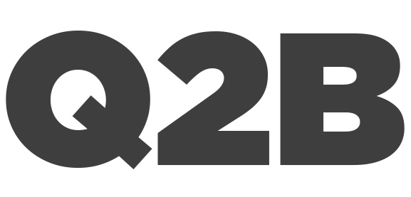Logo Q2BSTUDIO footer