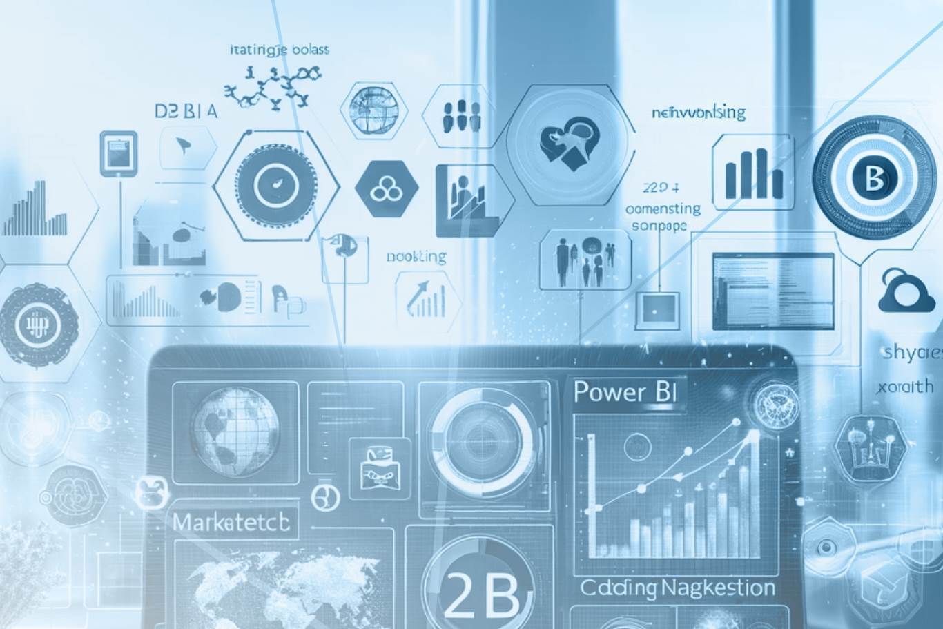 Integración, Power BI, Herramientas B2B, Estudios de Caso, Software a medida, Desarrollo web, Servicios de Marketing, Transformación Digital