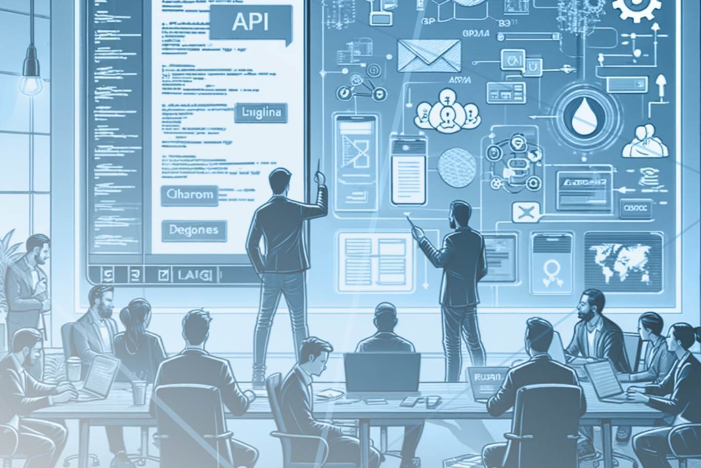 desarrollo de software, aplicaciones móviles, integración de servicios, experiencia de usuario, APIs para móviles, diseño de aplicaciones, marketing online, seguridad en aplicaciones, transformación d