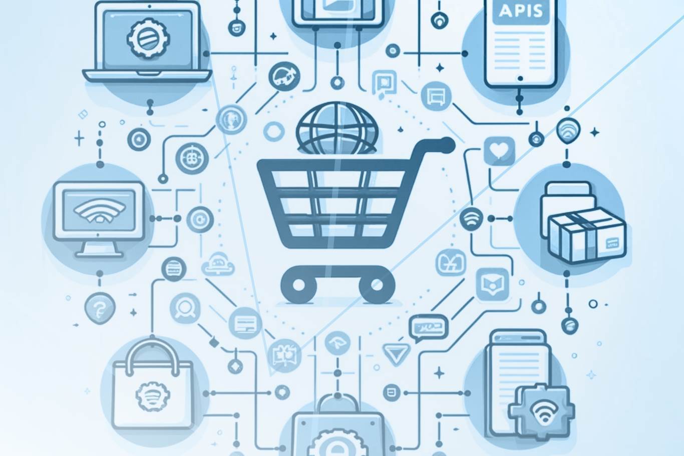APIs, comercio electrónico, experiencia de compra online, desarrollo de software, marketing digital, personalización, tecnología móvil, innovación en ecommerce