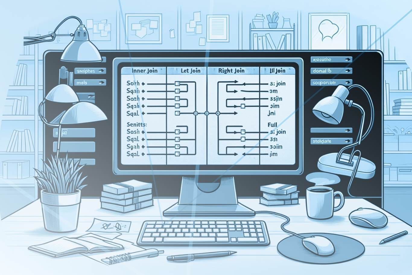 SQL, Uniones SQL, Desarrollo de Software, Bases de Datos, Aplicaciones a Medida, Servicios de Marketing, Tienda Online