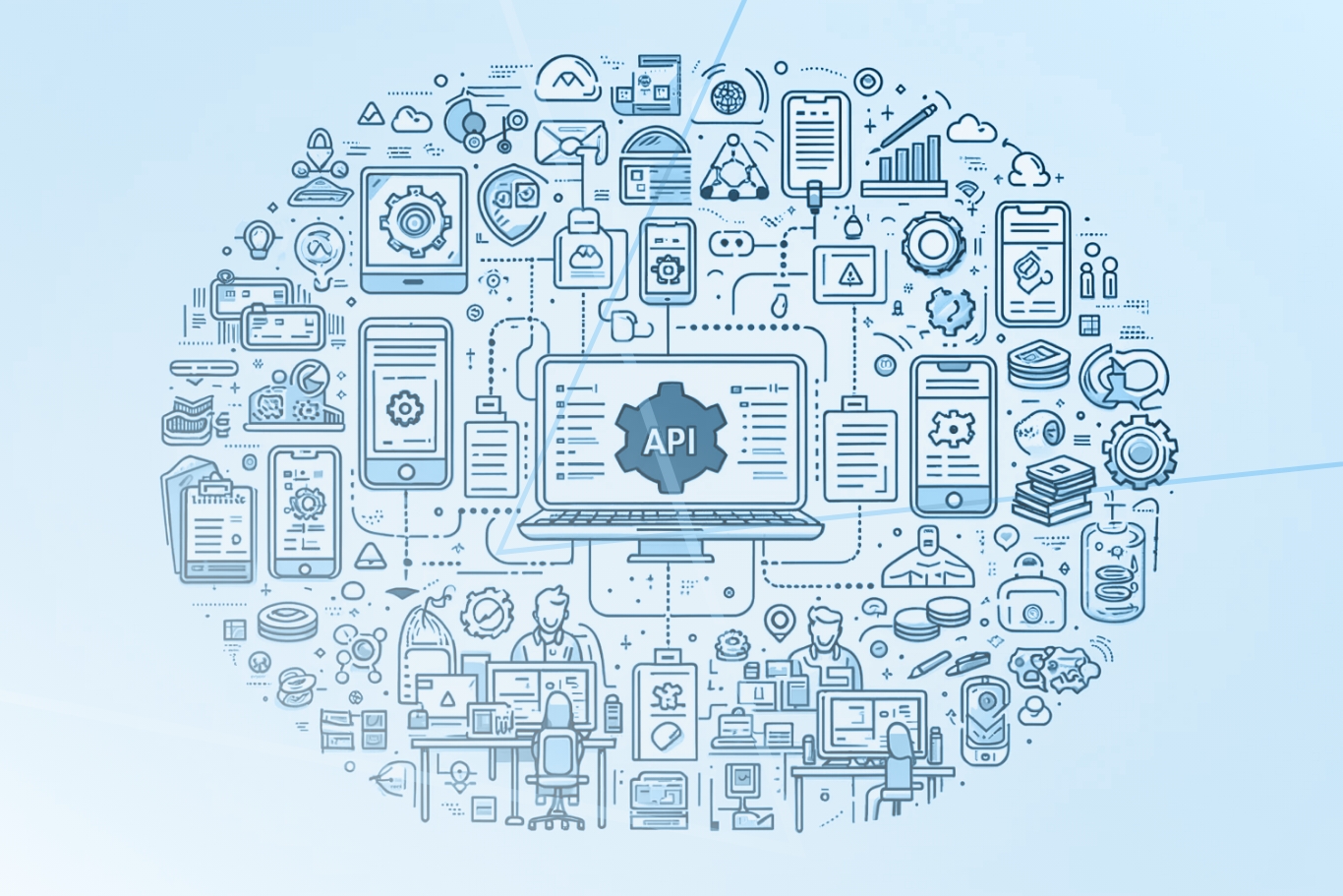 pruebas de APIs, calidad de software, rendimiento de aplicaciones, automatización de pruebas, seguridad API, integración de servicios, desarrollo de software a medida