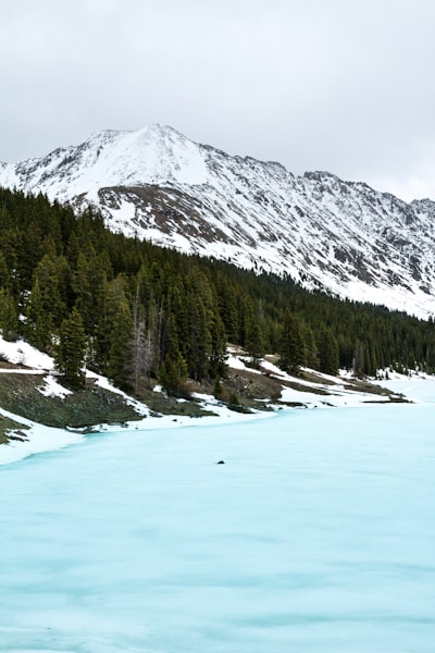 ¡Por qué este lago congelado se ha vuelto verde?
