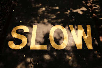 Reduce la velocidad, ya has hecho suficiente