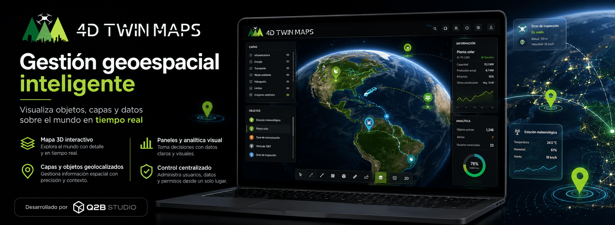 4DTWIN MAPS - Gestión geoespacial, telemetría y cartografía 3D en el mundo real. — Gallery