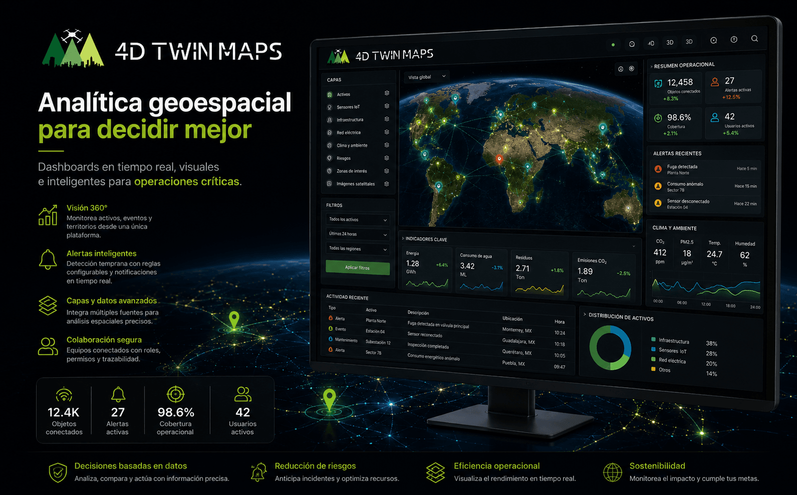 4DTWIN MAPS - Gestión geoespacial, telemetría y cartografía 3D en el mundo real. — Gallery 1