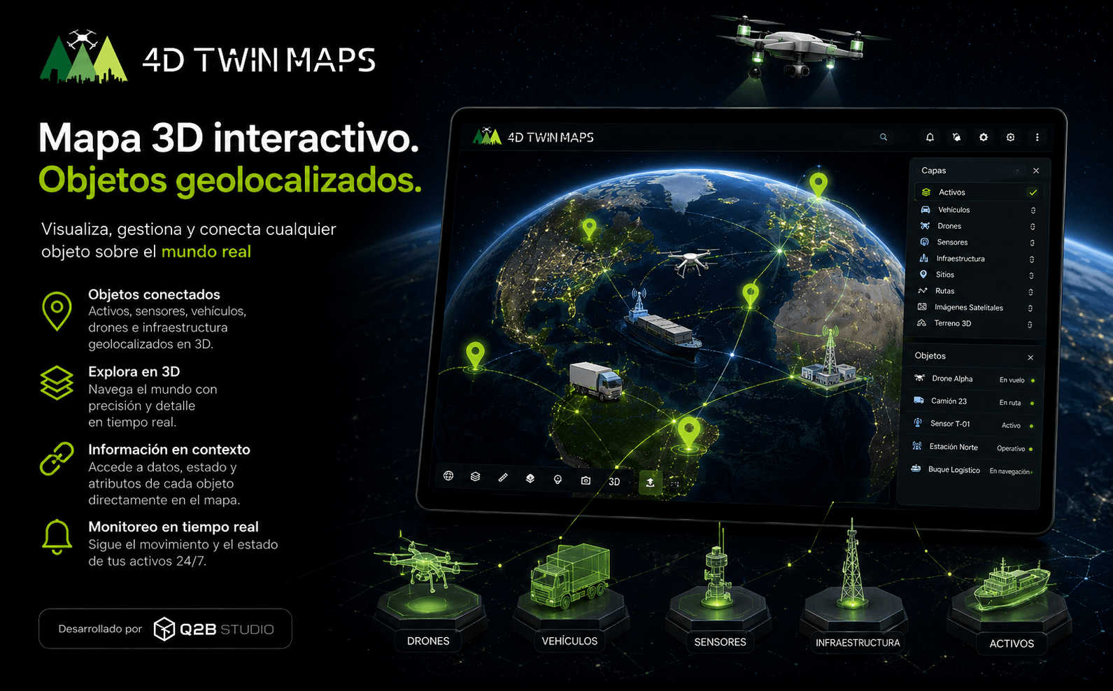 4DTWIN MAPS - Gestión geoespacial, telemetría y cartografía 3D en el mundo real. — Gallery 2