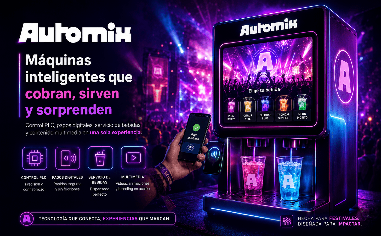 AUTOMIX - Control integral máquinas dispensadoras bebidas — Galeria 1