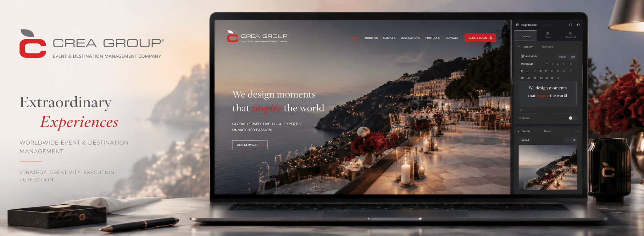 CREA GROUP — Una experiencia digital a la altura de eventos extraordinarios — Galería
