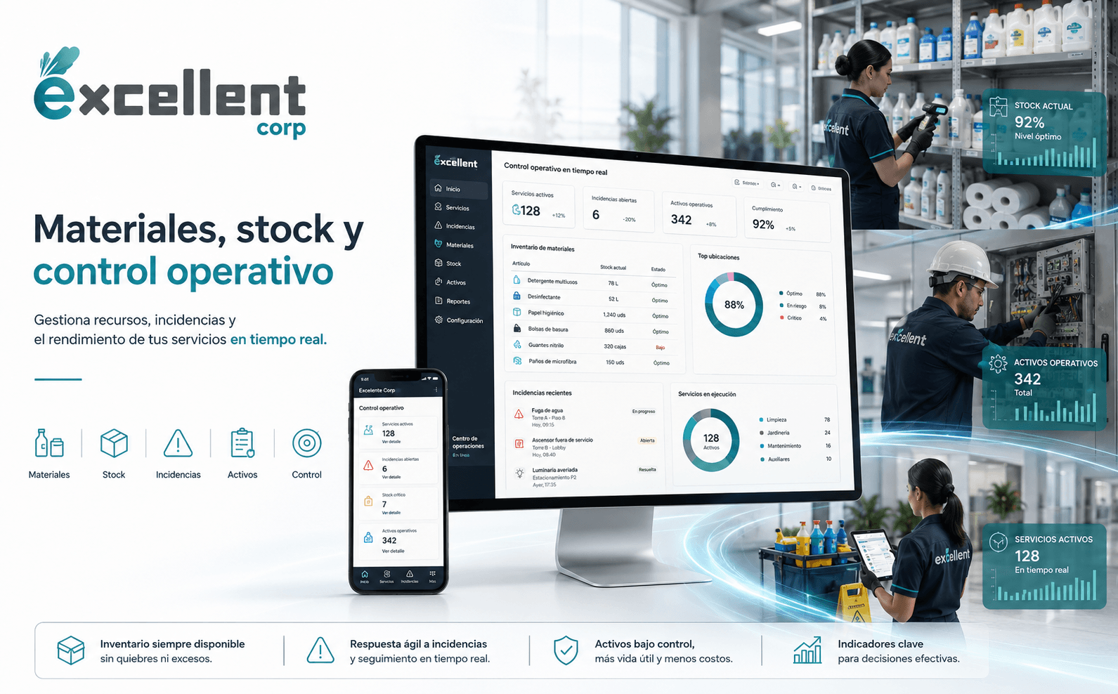 Excellent Corp — Gestión integral de servicios, personal y recursos — Galería 2