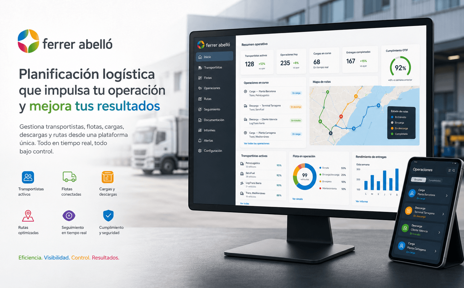 Ferrer Abelló — Gestión conectada del transporte y las operaciones de descarga — Galeria 1