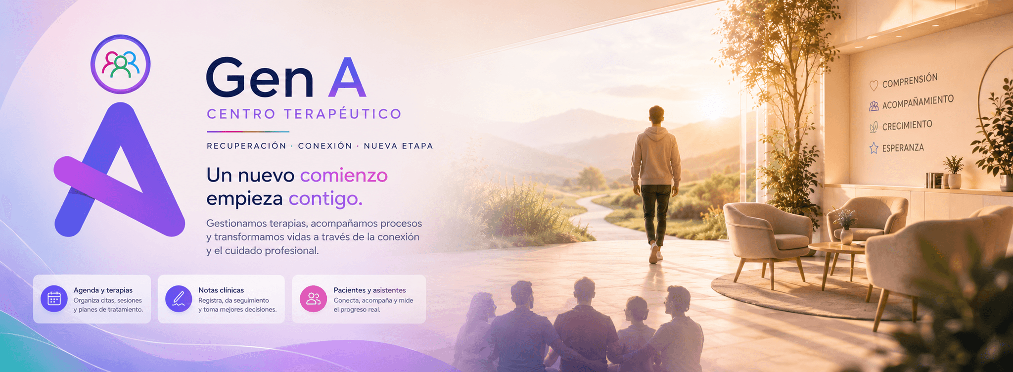 Gen A — Plataforma integral para la gestión de terapias y seguimiento clínico — Galería