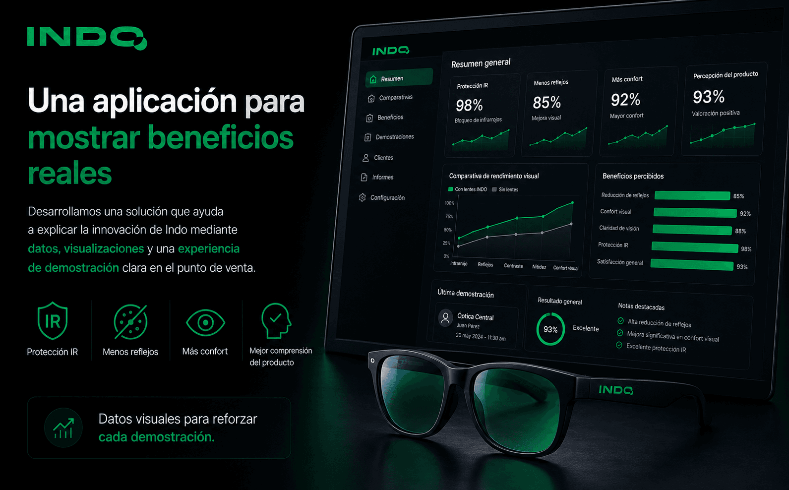 Indo — Aplicación interactiva para demostrar la protección frente a la luz infrarroja — Gallery 2