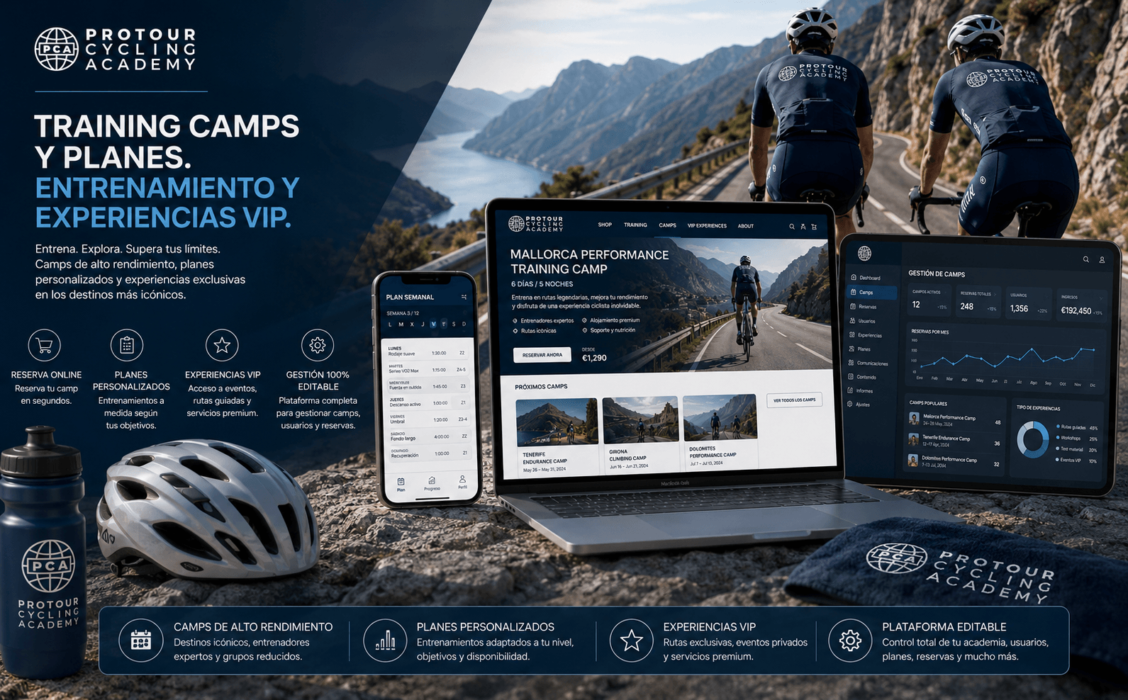 Protour Cycling Academy — Ecommerce y plataforma digital para ciclistas premium — Gallery 2