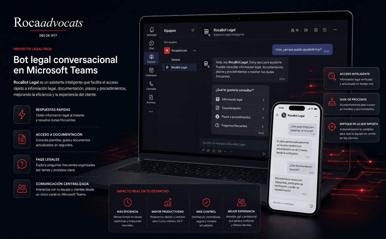 Roca Advocats — Automatización legal con IA, n8n y Microsoft Teams — Gallery 1
