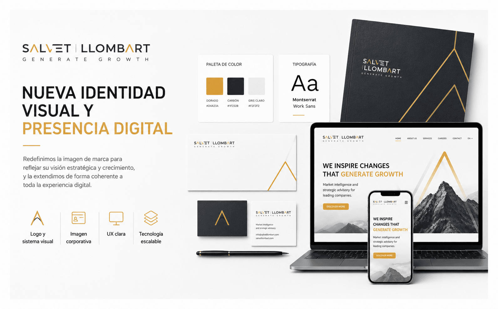 Salvet Llombart — Rebranding, identidad corporativa y web multilingüe gestionable — Galería 2