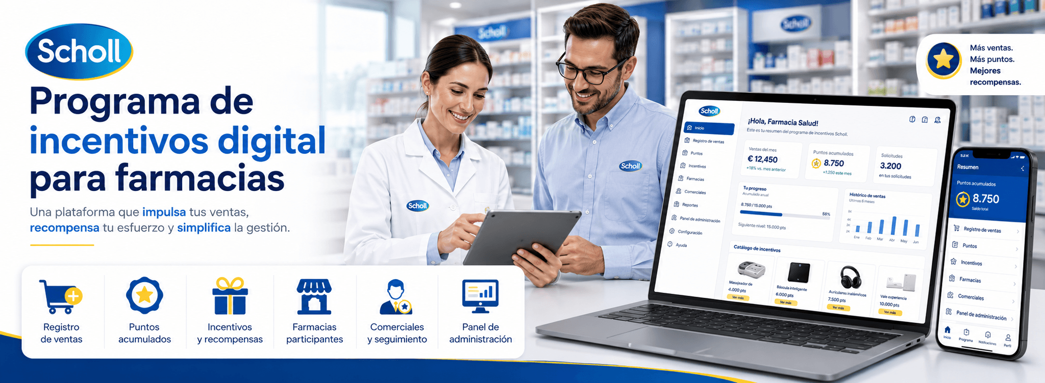 SCHOLL - Sistema avanzado y automatizado de incentivos para farmacias — Galeria
