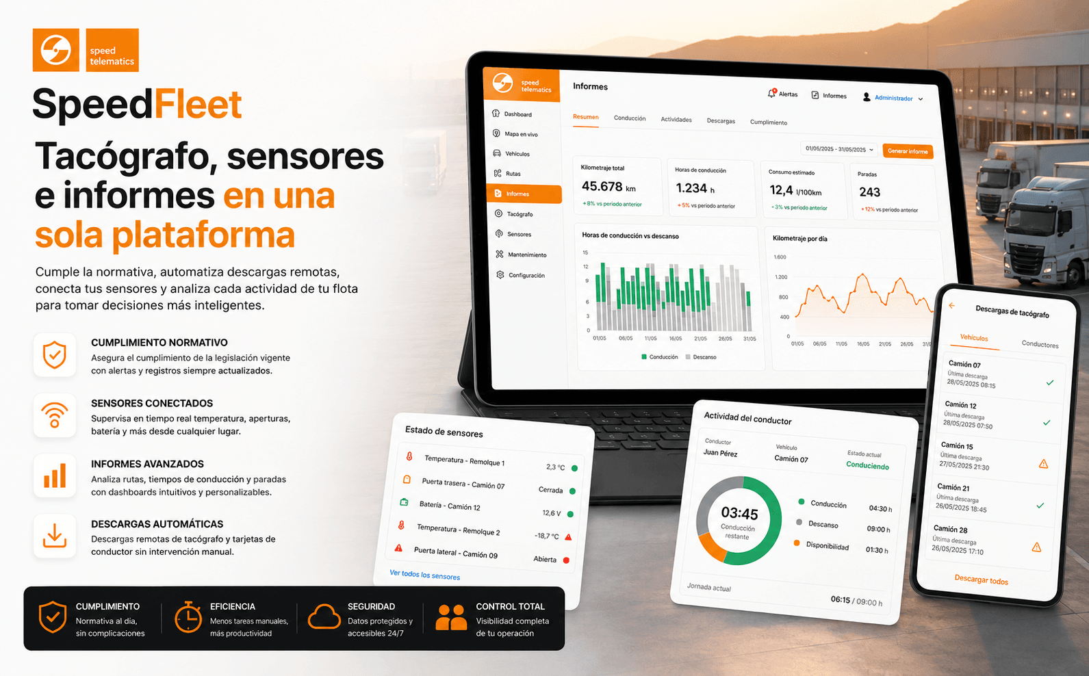 SpeedFleet — Plataforma integral para la gestión y control de flotas en tiempo real — Galería 2