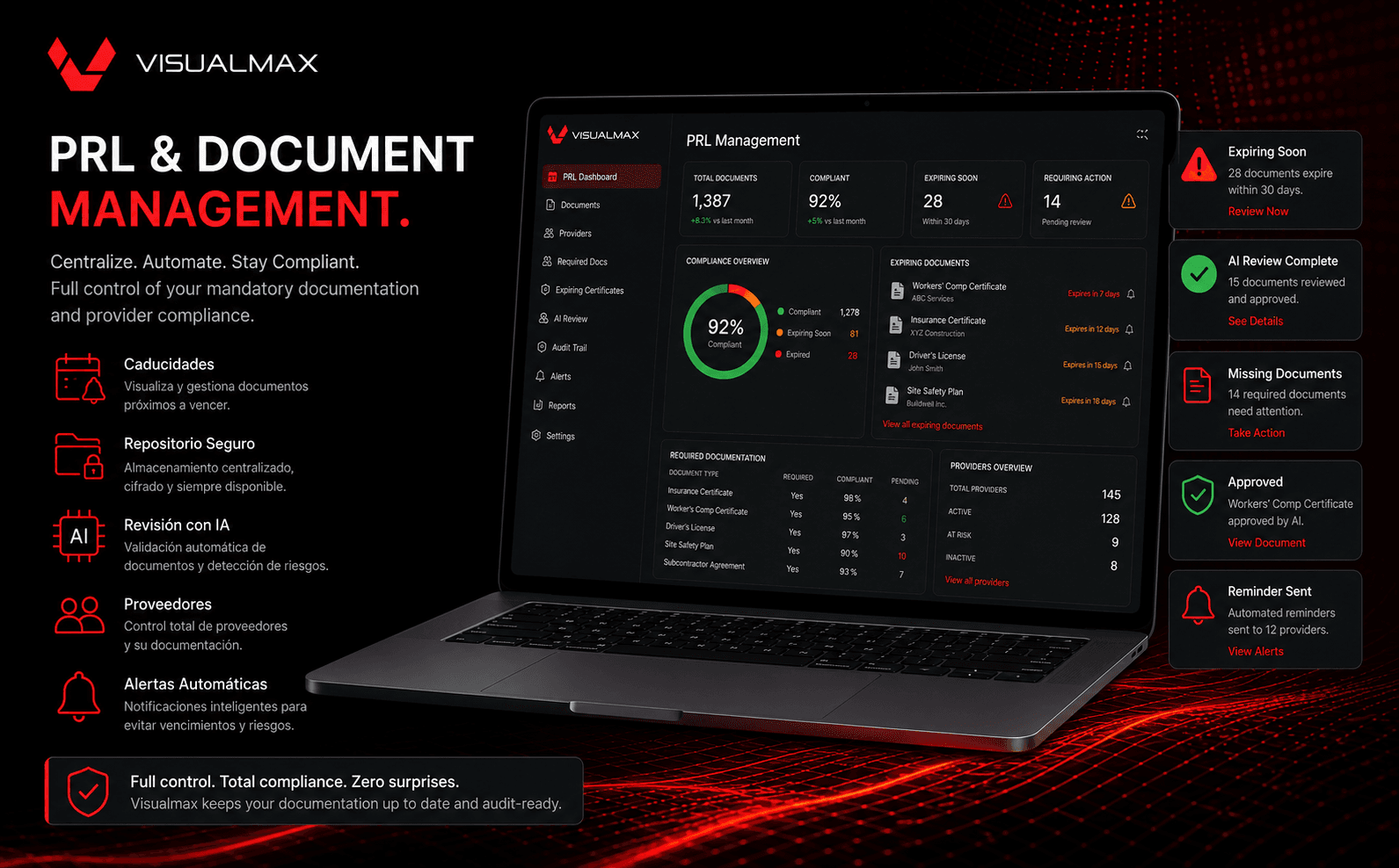 Visualmax — Software de gestión PRL, control de gastos y automatizaciones inteligentes — Gallery 2