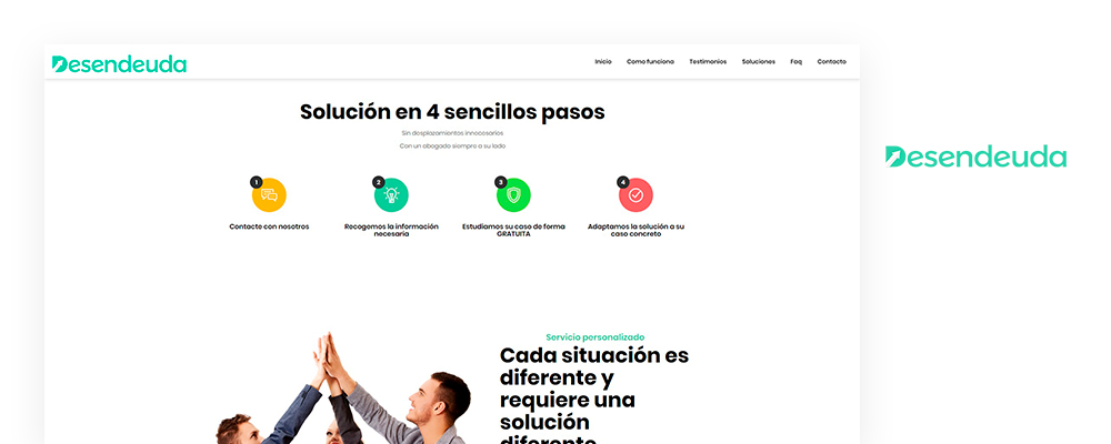 Desendeuda -  Landing Page