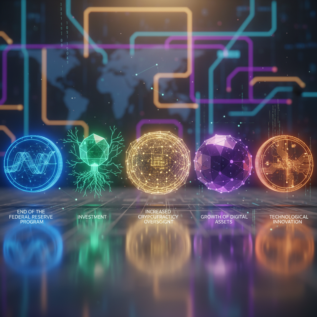 5 Tokens para Invertir: Fin del Programa de la Fed y Mayor Supervisión de Cripto