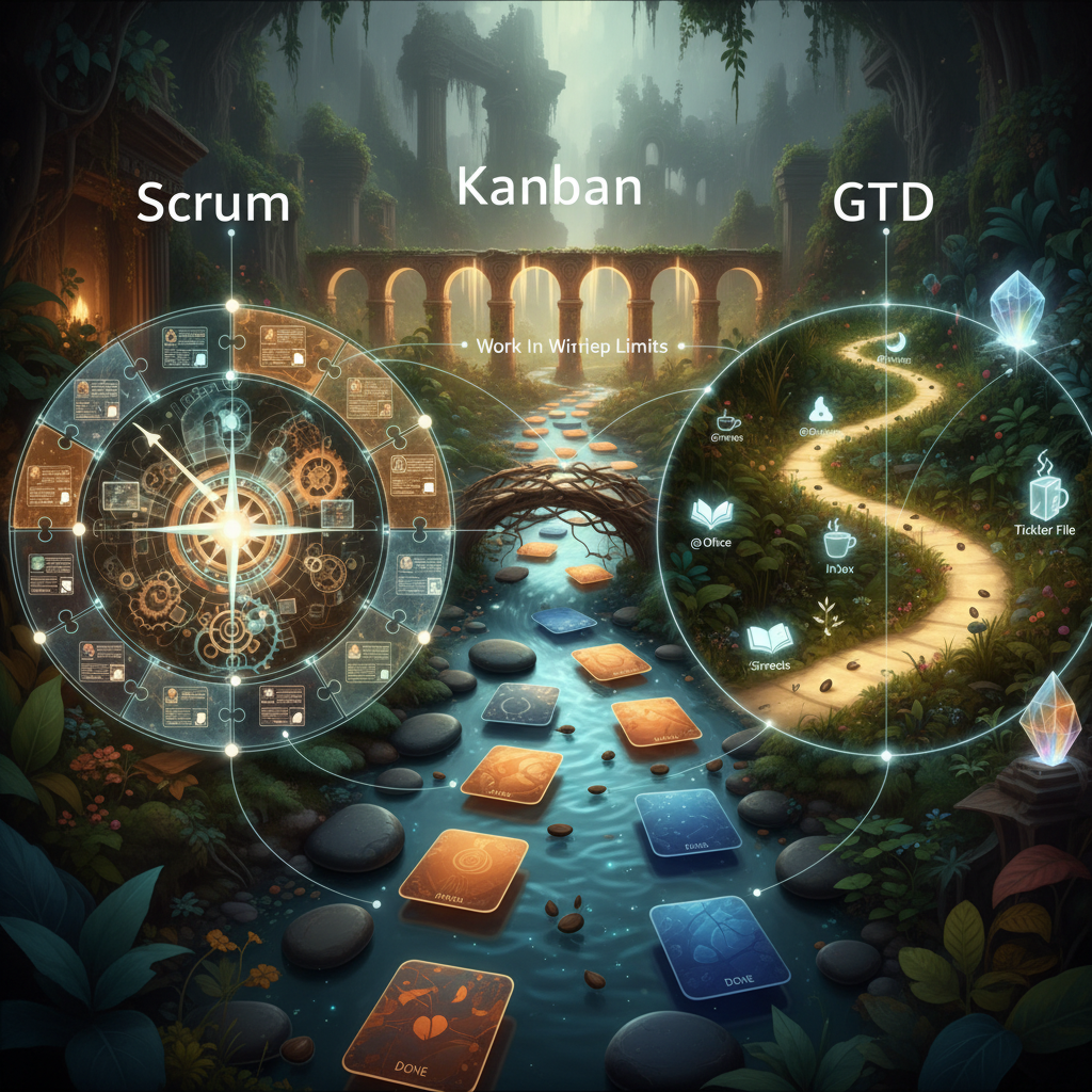 Scrum, Kanban y GTD en Acción
