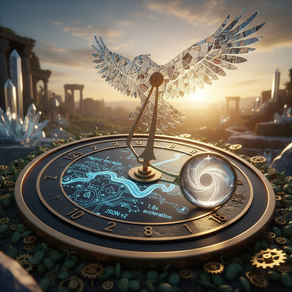Go 1.25 JSON v2: Benchmarks, Raptor Escapes y 1.8x