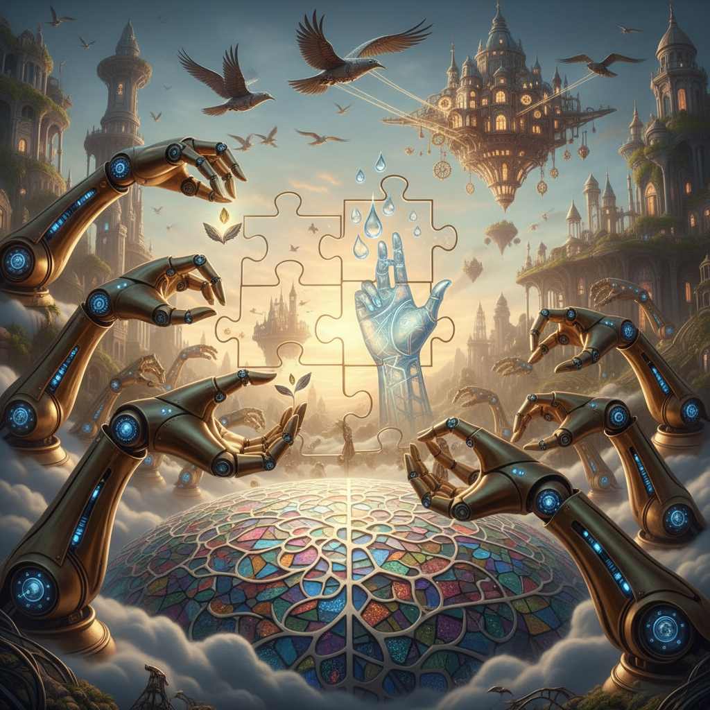 IA Construye Sueños con Brazos Robóticos