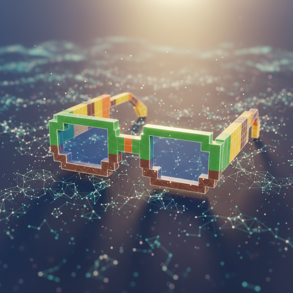 Gafas de Fiesta Minecraft en CAD 3D