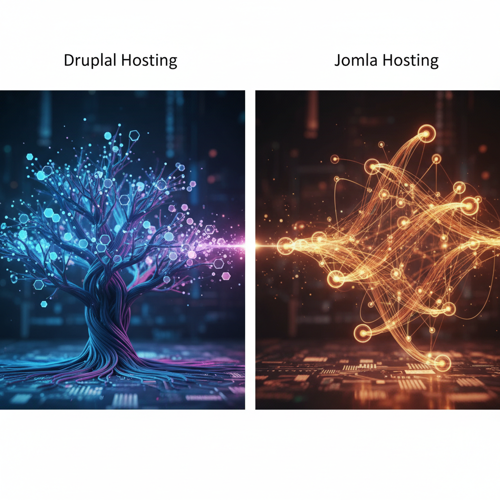 Diferencias de hosting Drupal y Joomla