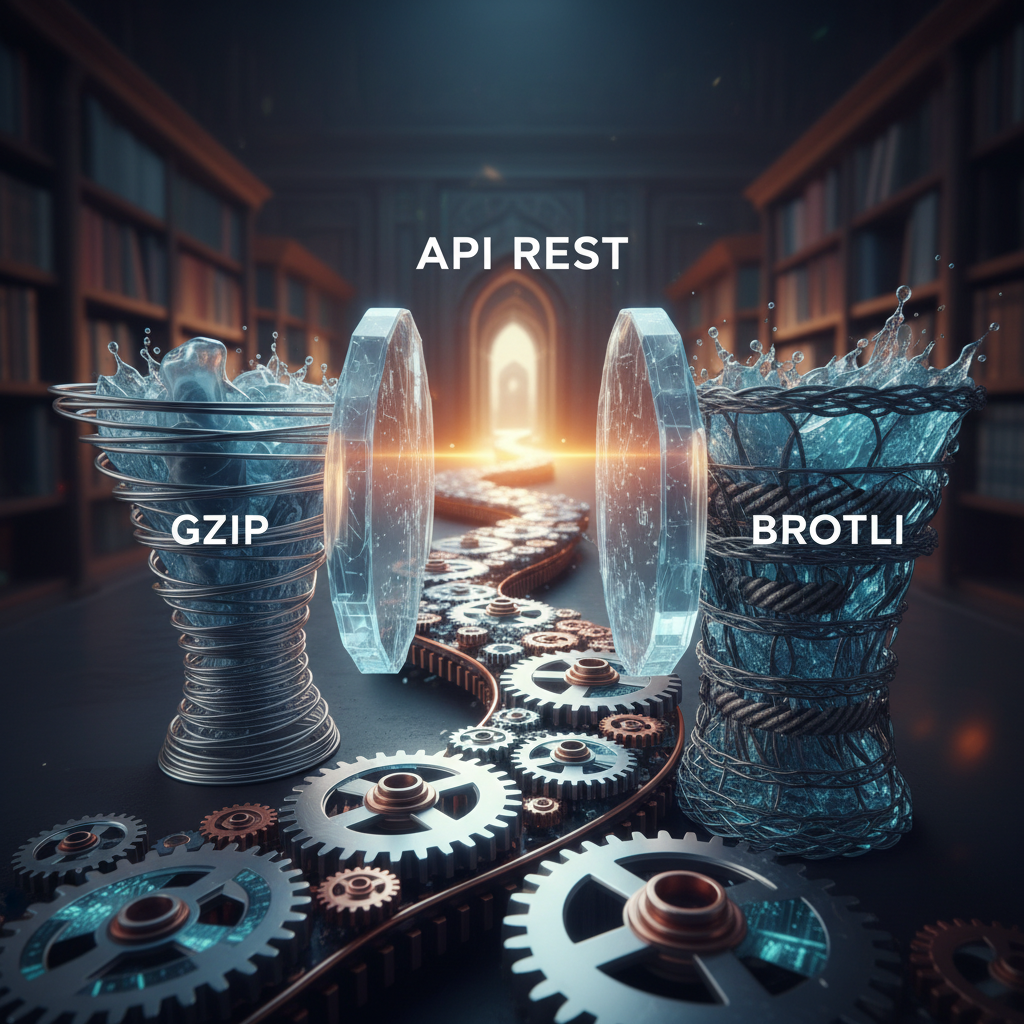 Compresión en APIs REST con gzip y Brotli