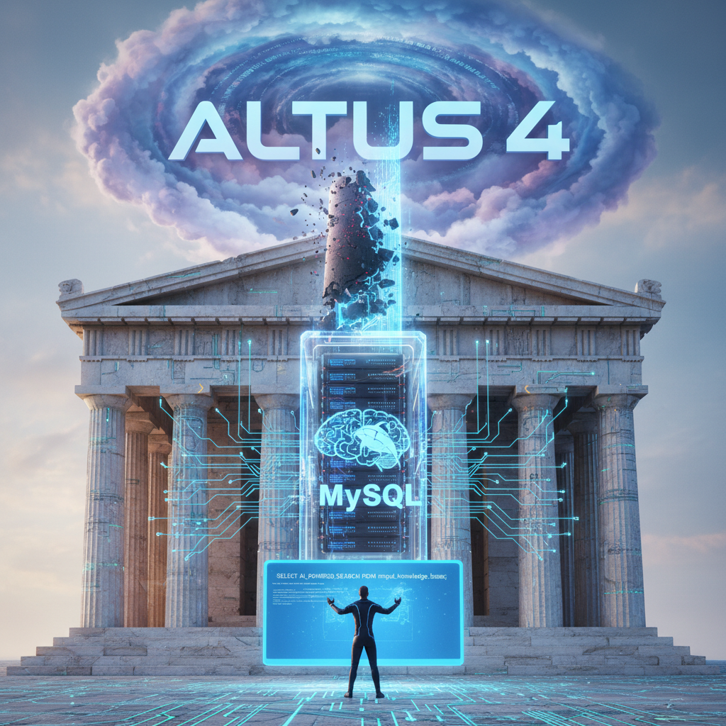 Altus 4: Por qué creé un motor de búsqueda IA para MySQL (en lugar de Elasticsearch)