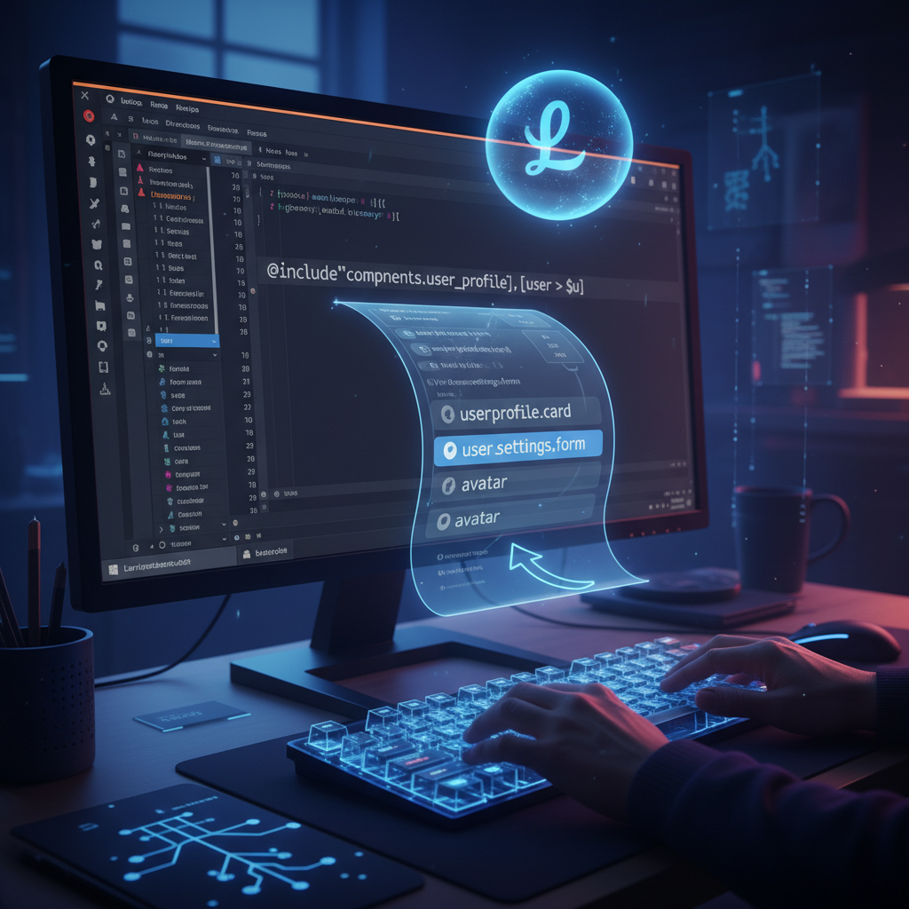 Activar Autocompletado en Vistas y Parciales Blade de Laravel