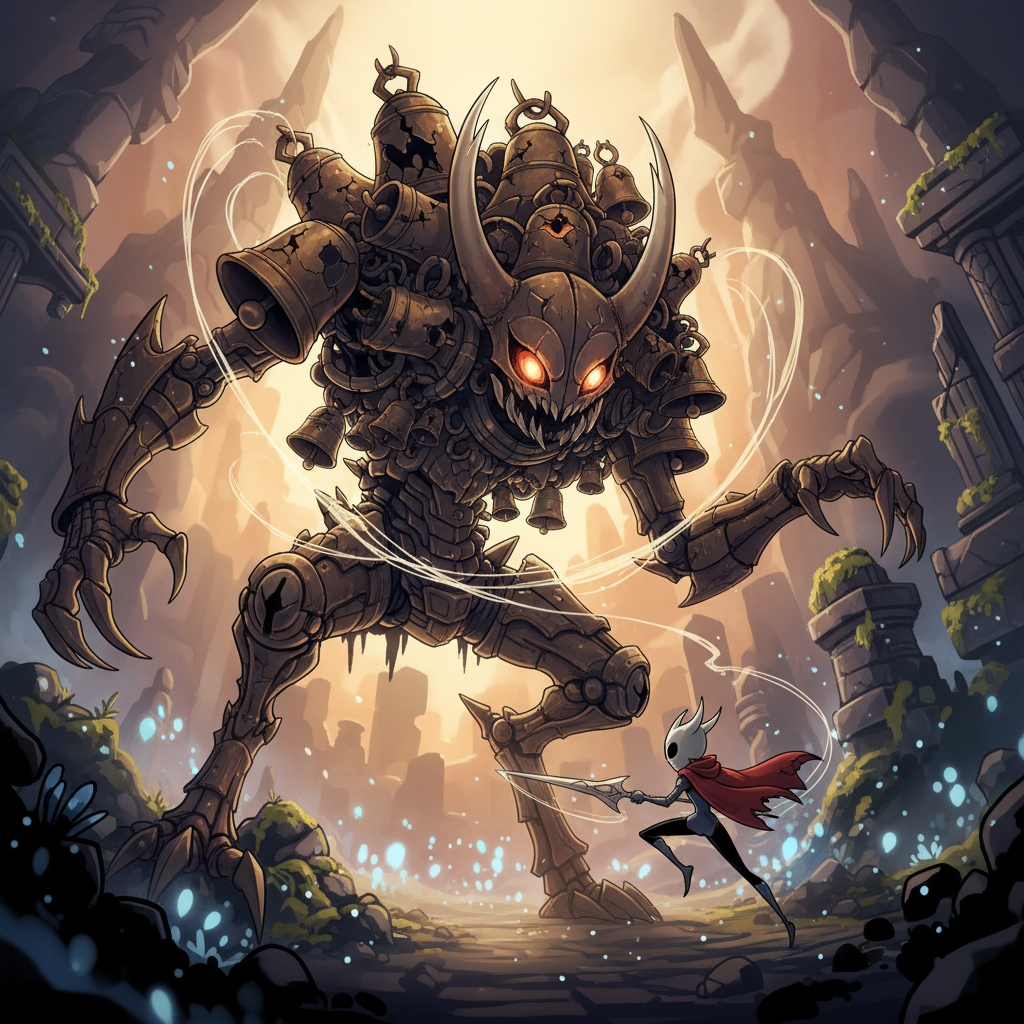 IGN Hollow Knight Silksong: Jefe Bestia de la Campana 4K60