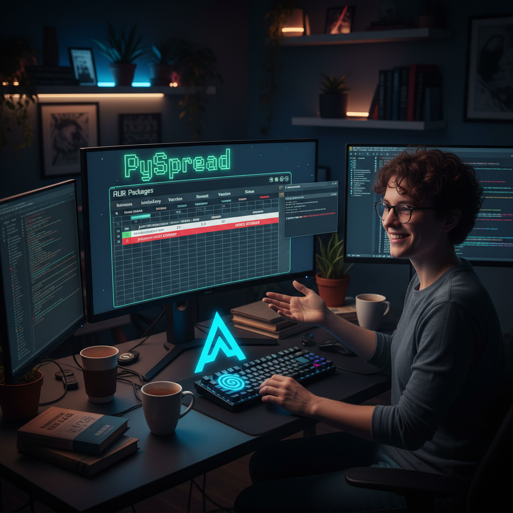 Cómo Actualicé un Paquete AUR en Arch Linux con PySpread