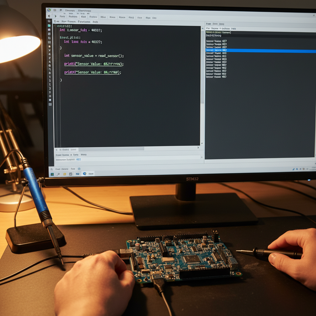 Cómo imprimir una variable en la consola del depurador STM32