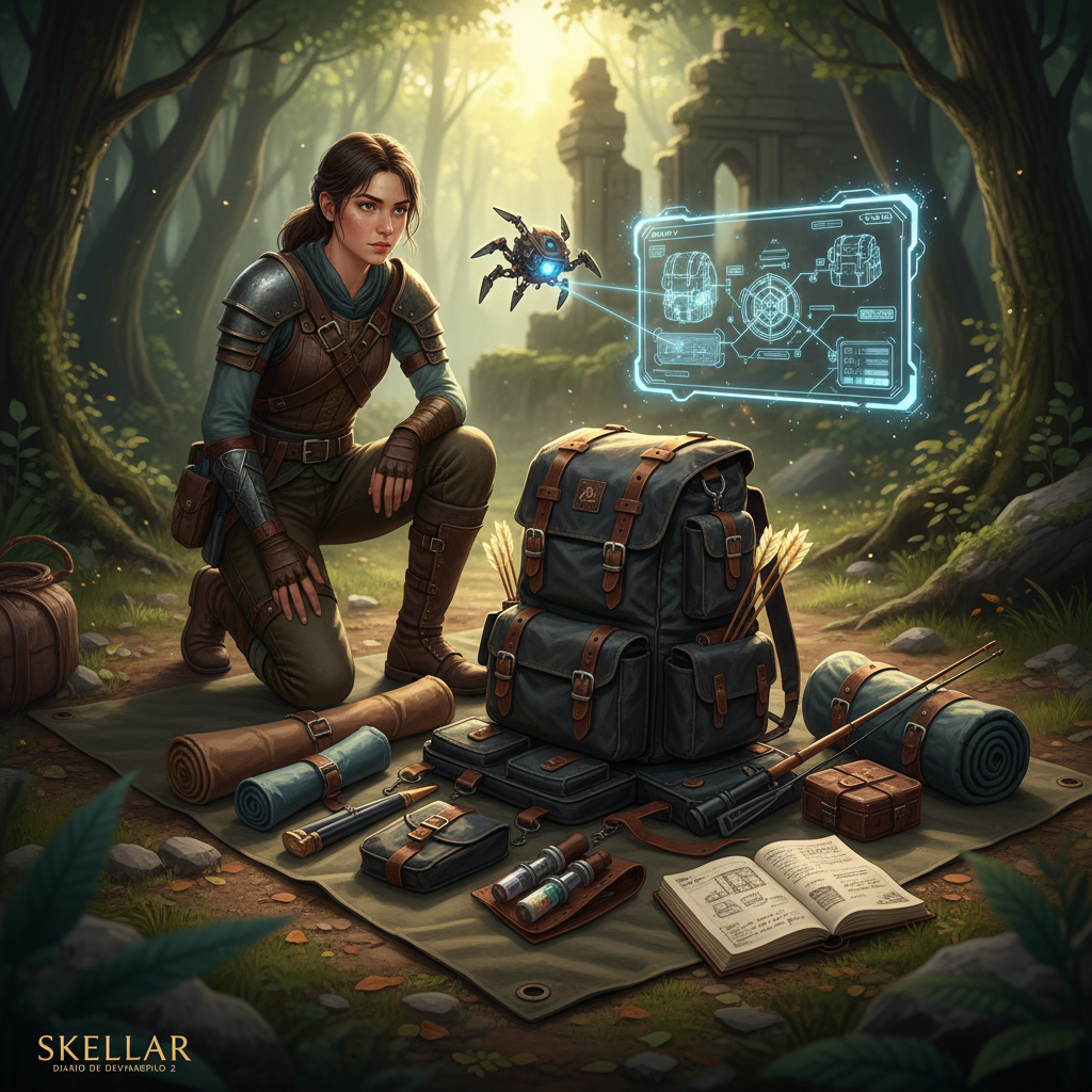 Skellar Diario de Desarrollo 2: Sistema de Mochila