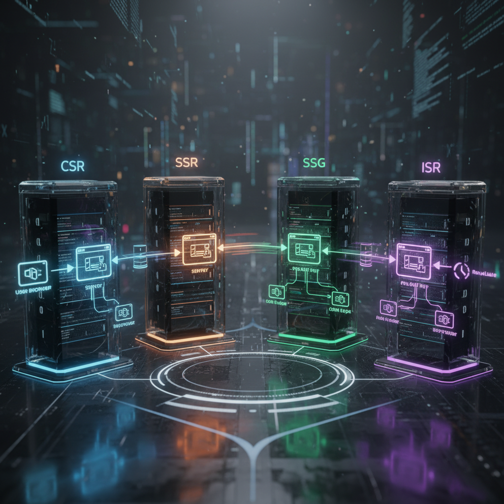 Estrategias de renderizado de Next.js: CSR, SSR, SSG e ISR