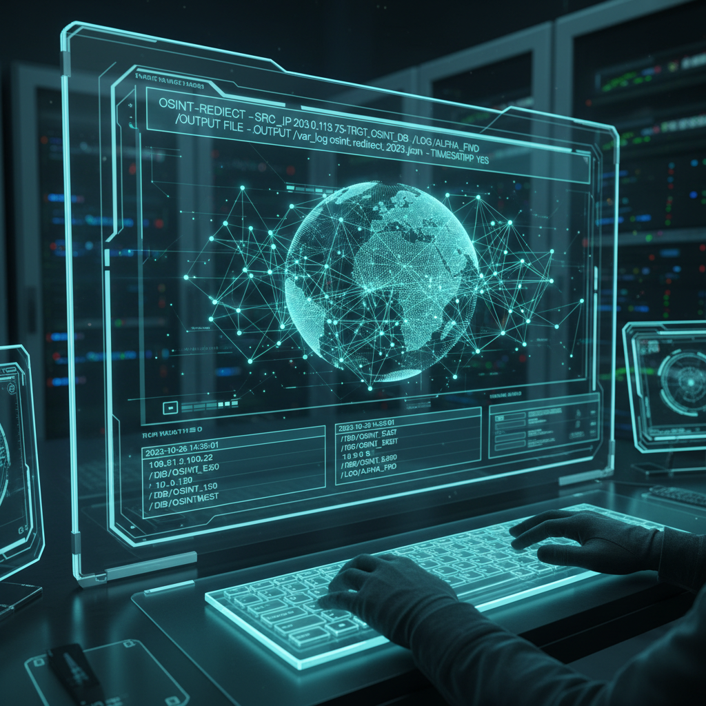 Redirección OSINT: Comando único y registro