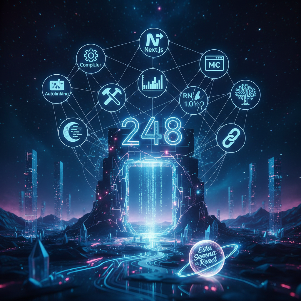 Esta Semana en React #248: Compilador, Next.js, Actividad, Forket, RN 1.0?, Pruebas Nocturnas, Autolinking, WebMCP y Node