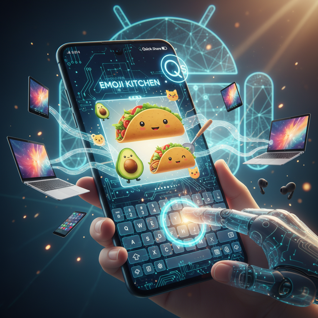 Android: Gboard AI, Emoji Kitchen y Quick Share