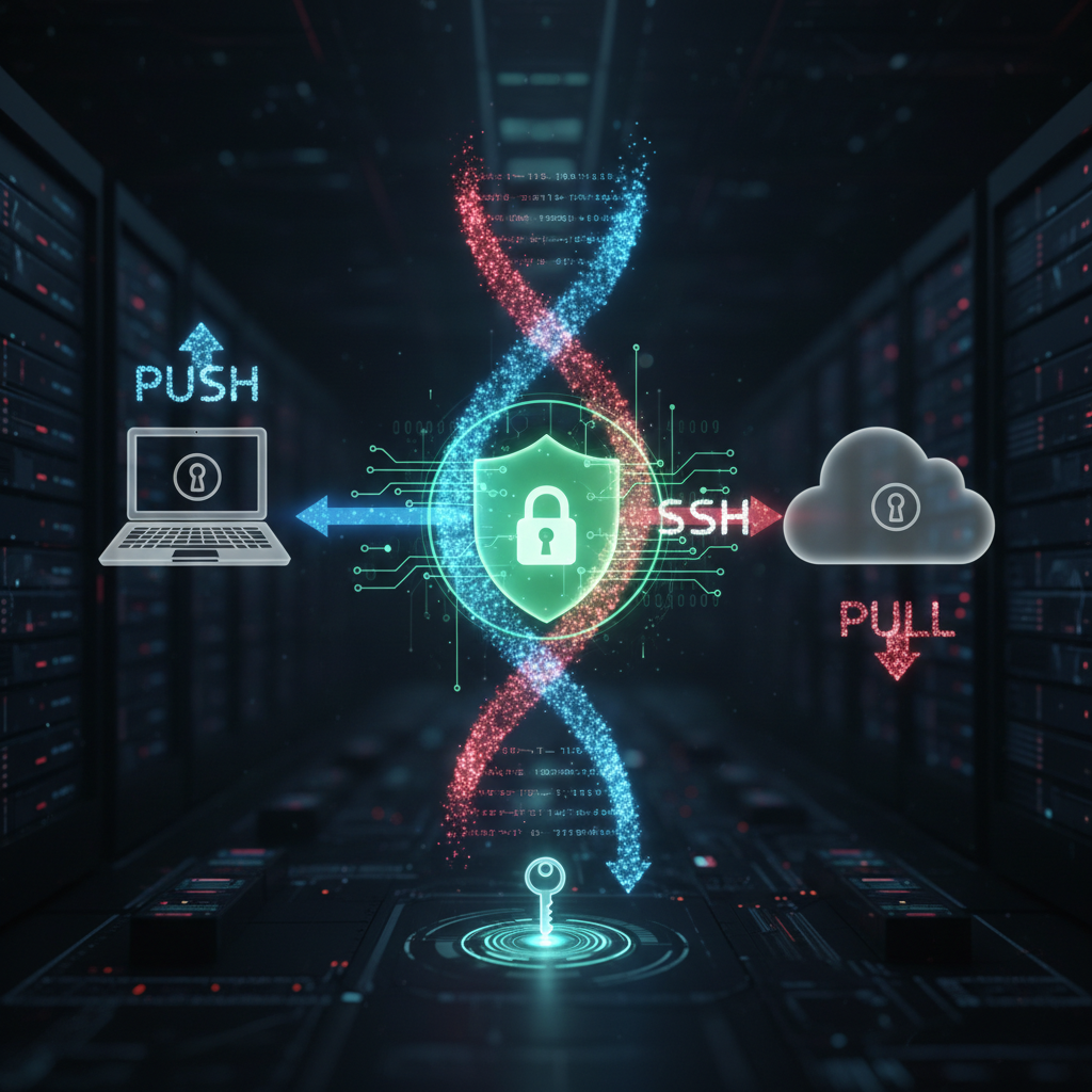 Git Push y Pull: Cómo SSH lo hace seguro