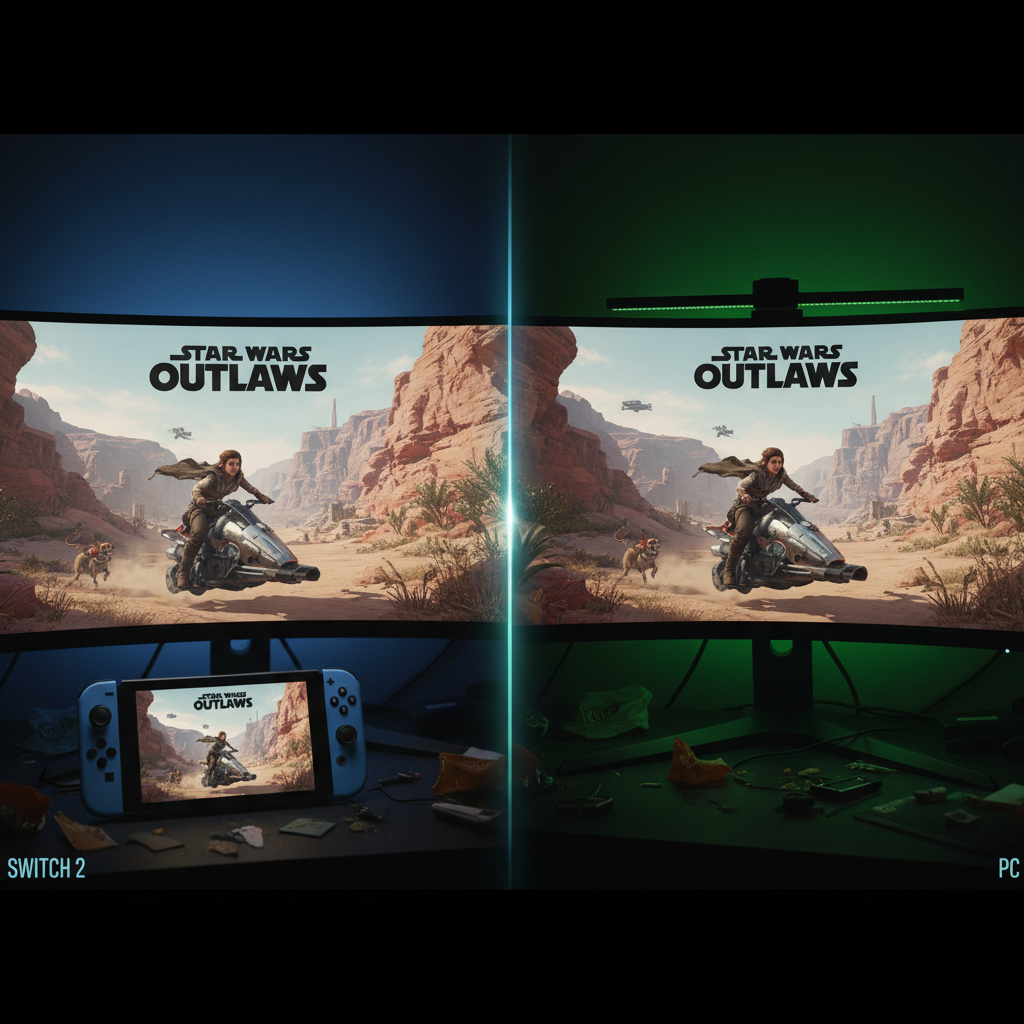 Star Wars Outlaws: Switch 2 vs PC - Gráficos