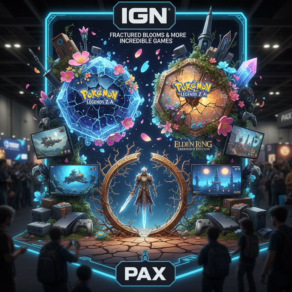 IGN: Leyendas Pokémon: Z-A, Fractured Blooms, Elden Ring: Tarnished Edition y más juegos increíbles | PAX