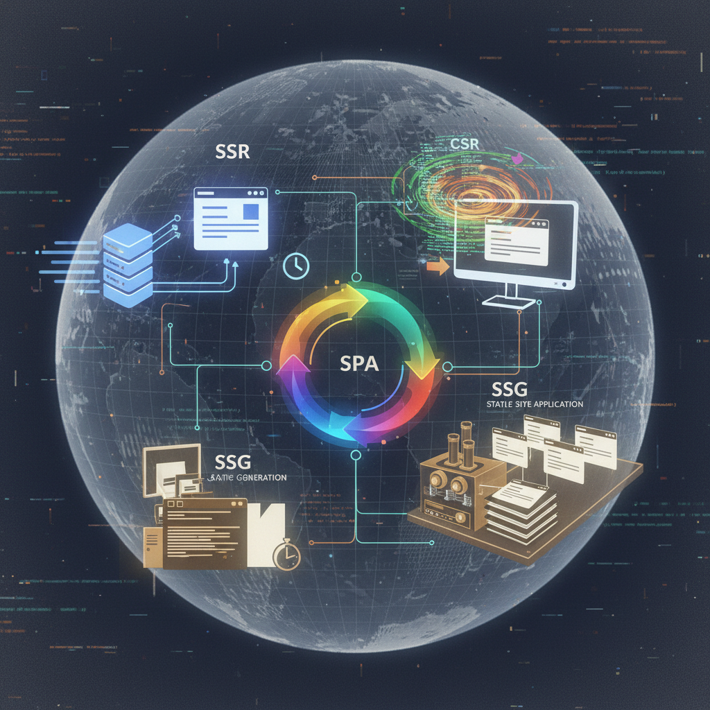 Renderizado Web: SSR, CSR, SSG y SPA