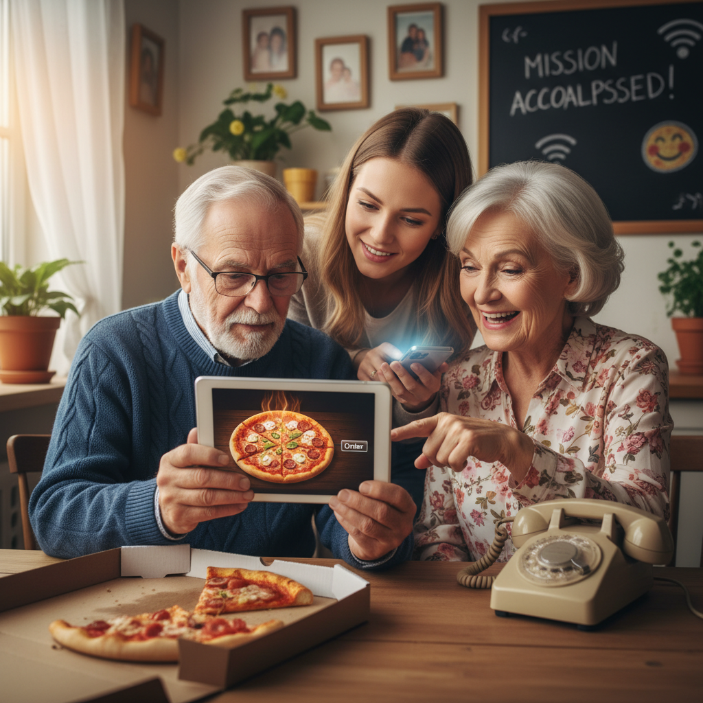 Mis padres aprendieron a pedir comida: mi misión para cerrar la brecha digital