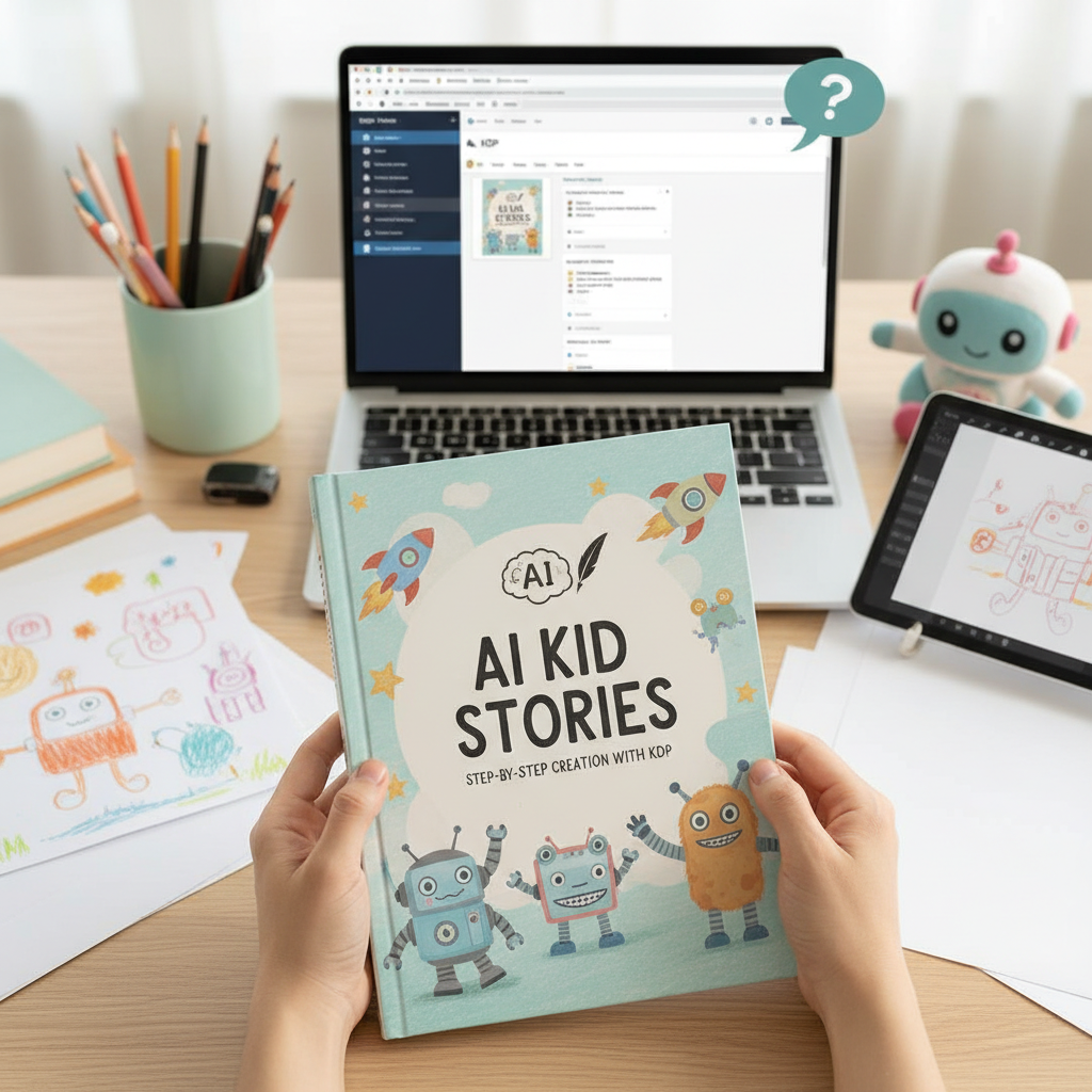 Crea y autopublica un libro infantil en KDP con IA: paso a paso