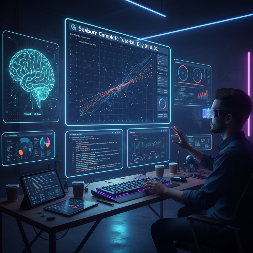 Tutorial Completo de Seaborn: Día 01 y 02 — Visualización con Python, Analítica e IA