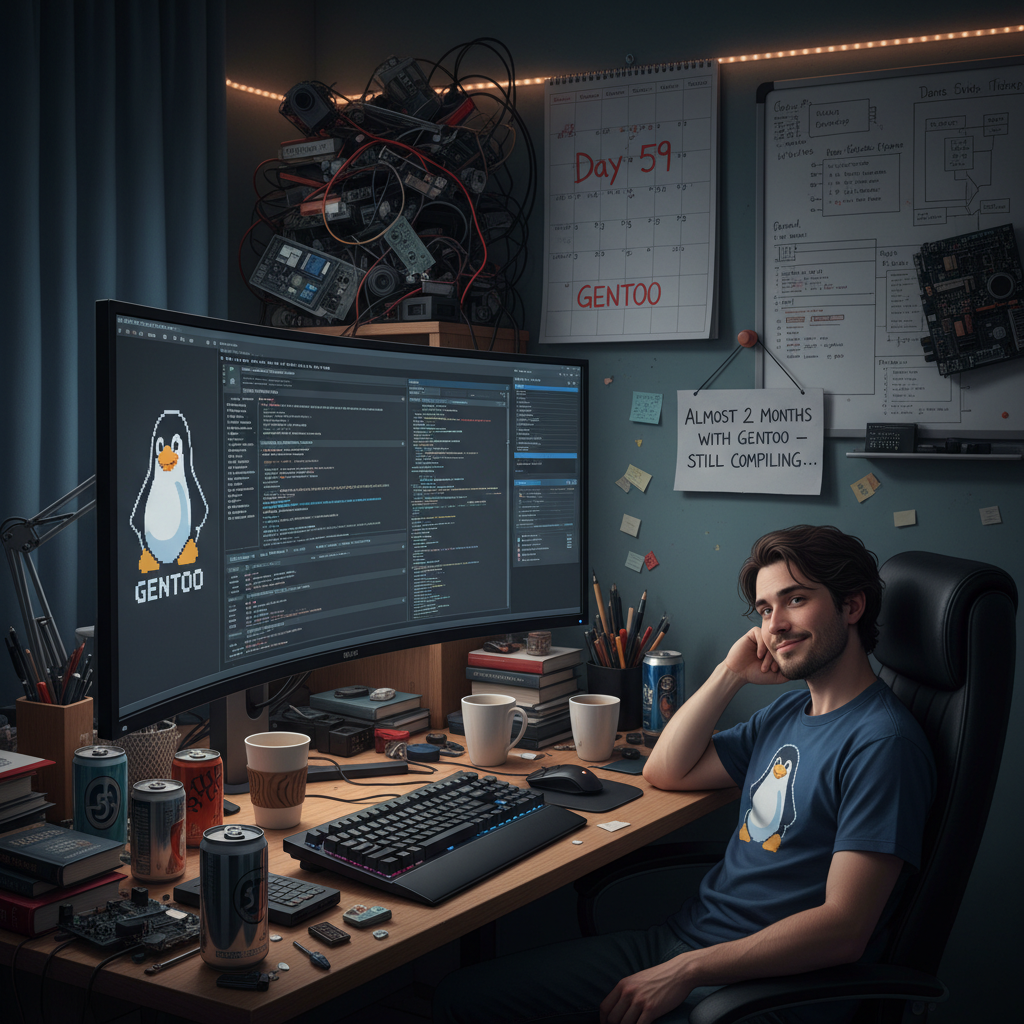 Casi dos meses con Gentoo