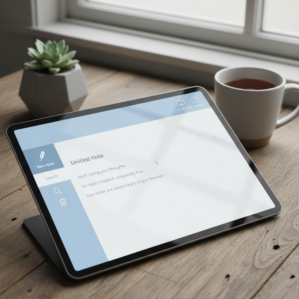 Notas Limpias – app web gratuita sin iniciar sesión